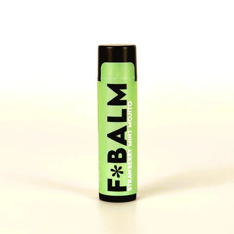 The F*Balm Flavoured Lip Balm | Strawberry Mint Mojito - My Other Child / Blooms n' Rooms
