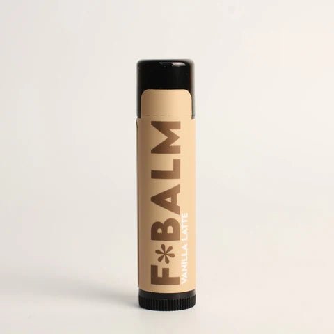 The F*Balm Flavoured Lip Balm | Vanilla Latte - My Other Child / Blooms n' Rooms