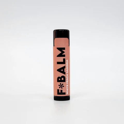 The F*Balm Flavoured Lip Balm | White Peach Sangria - My Other Child / Blooms n' Rooms