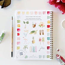 Load image into Gallery viewer, Tropical watercolor workbook - My Other Child / Blooms n' Rooms