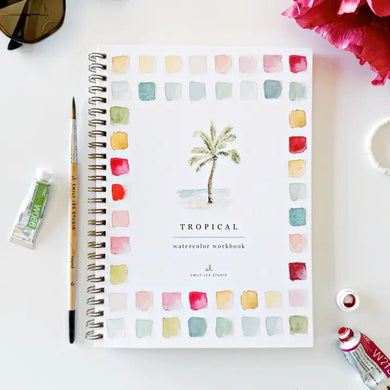 Tropical Watercolour Workbook | Emily Lex Studios - My Other Child / Blooms n' Rooms