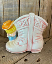 Load image into Gallery viewer, Vintage Cowboy Boot Baby - My Other Child / Blooms n' Rooms