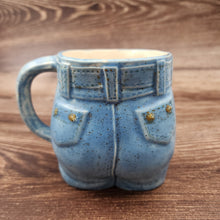Load image into Gallery viewer, Vintage Jean Mug / Planter - My Other Child / Blooms n&#39; Rooms