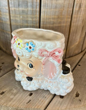 Load image into Gallery viewer, Vintage Large Pottery Lamb Head Planter- Whte - My Other Child / Blooms n' Rooms