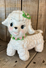 Load image into Gallery viewer, Vintage Large Pottery Lamb Planter- White - My Other Child / Blooms n' Rooms