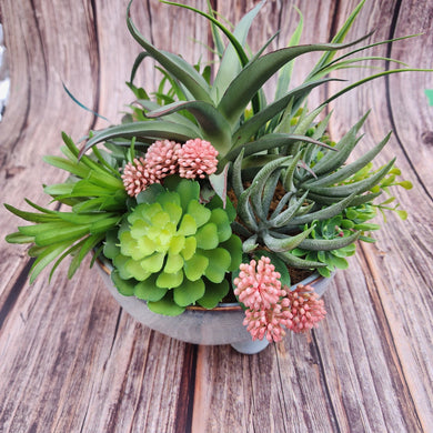 Artificial arrangement | Succulent Bowl - My Other Child / Blooms n' Rooms