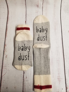 Baby Dust, Lucky socks, lucky fertility socks - My Other Child / Blooms n' Rooms