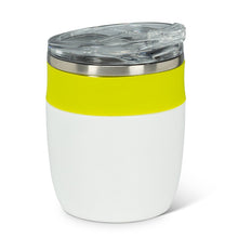 Load image into Gallery viewer, Bevi Insulated tumbler with flip top lid - My Other Child / Blooms n&#39; Rooms