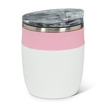 Load image into Gallery viewer, Bevi Insulated tumbler with flip top lid - My Other Child / Blooms n&#39; Rooms
