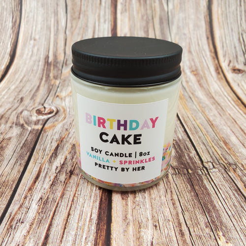 Birthday Cake| Soy Candle | Pretty by Her - My Other Child / Blooms n' Rooms