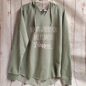 Bloom where you are planted | Hoodie | Lightweight Sweater - My Other Child / Blooms n' Rooms