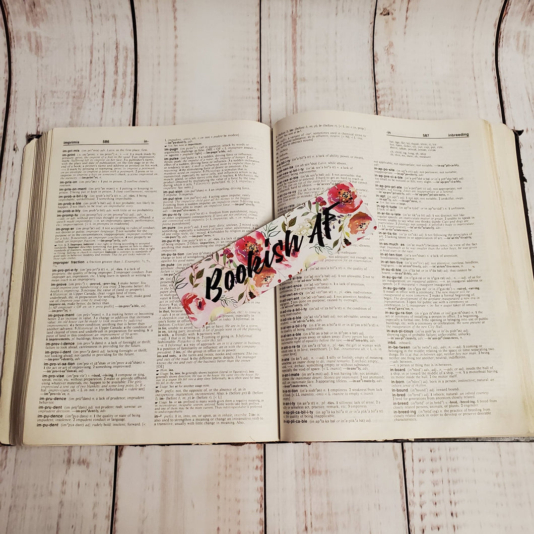 Bookmark - Bookish AF - My Other Child / Blooms n' Rooms