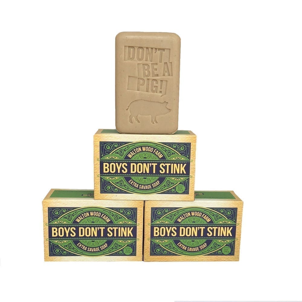 Boys Don't Stink Bar Soap - My Other Child / Blooms n' Rooms