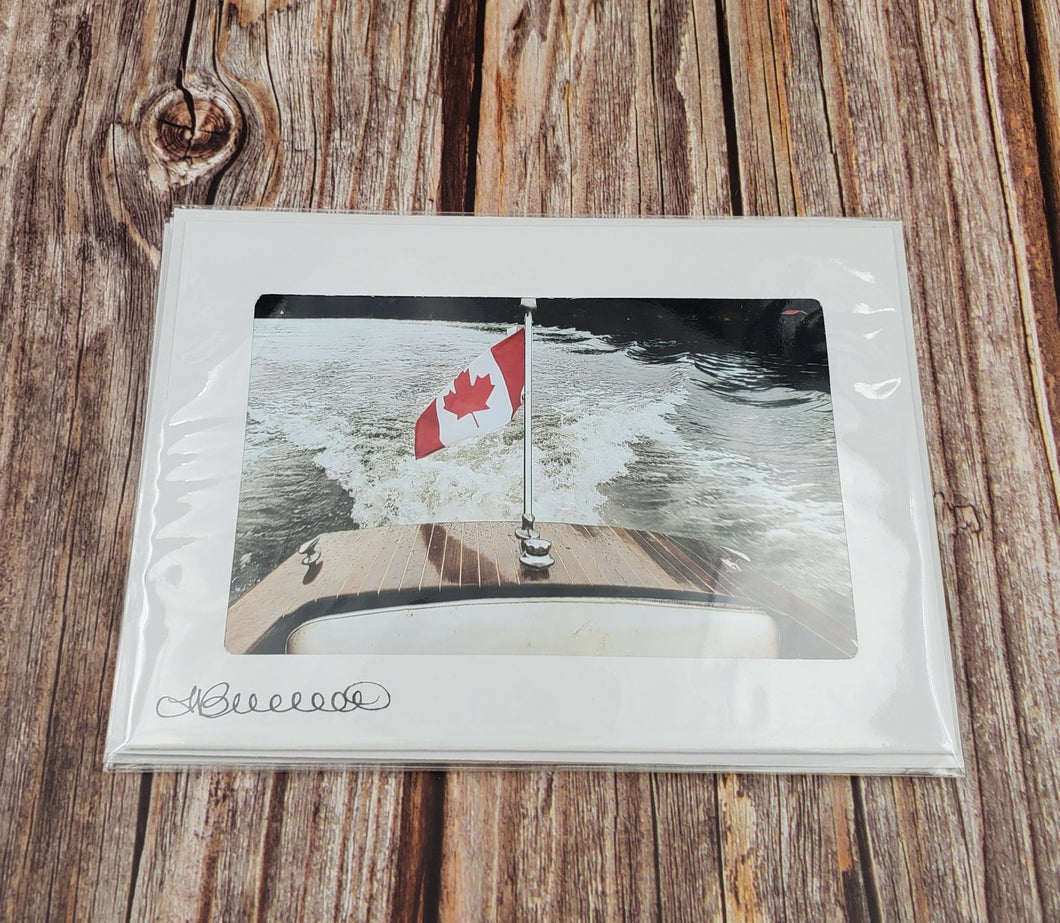 Canadian Flag | Blank Photo Card - My Other Child / Blooms n' Rooms