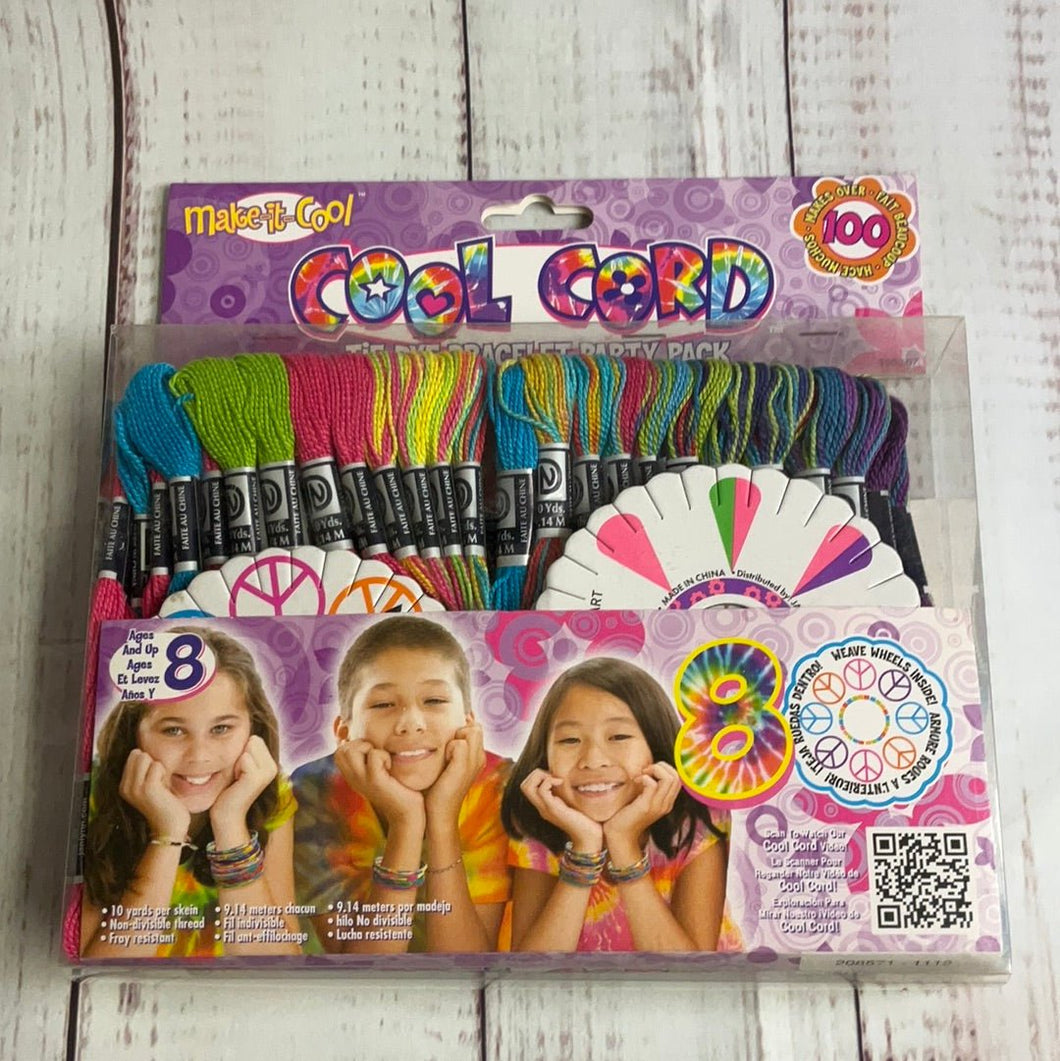 Cool Cord | Tie Dye | Bracelet Party Pack - My Other Child / Blooms n' Rooms