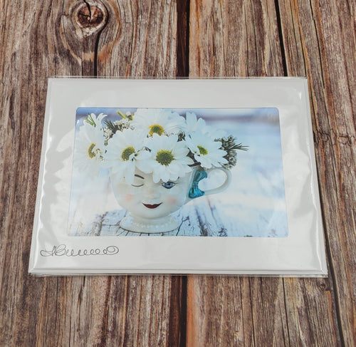 Daisies in Mug | Blank Photo Card - My Other Child / Blooms n' Rooms