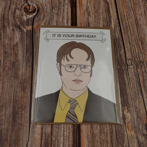 Dwight Birthday Card - My Other Child / Blooms n' Rooms