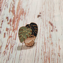 Load image into Gallery viewer, Enamel Pin - Monstera Plant - My Other Child / Blooms n&#39; Rooms