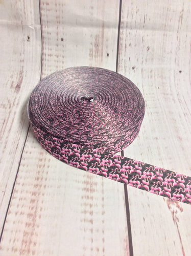 Flamingo grosgrain ribbon - My Other Child / Blooms n' Rooms