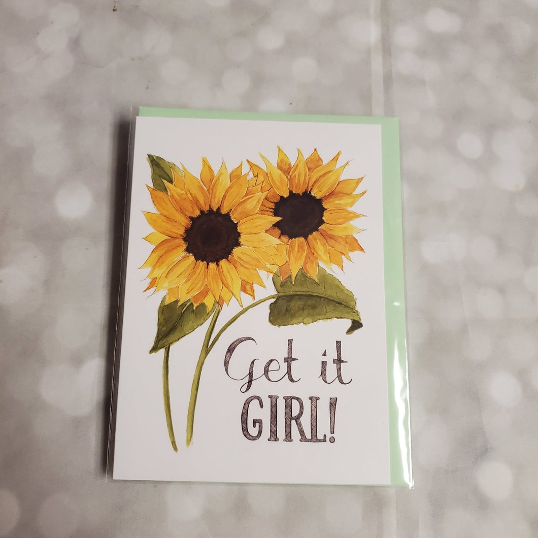 Get it Girl | Greeting Card - My Other Child / Blooms n' Rooms