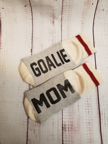 Goalie Mom Socks - My Other Child / Blooms n' Rooms