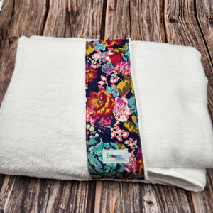 Hooded towel for Infant to Child | Boho Floral - My Other Child / Blooms n' Rooms