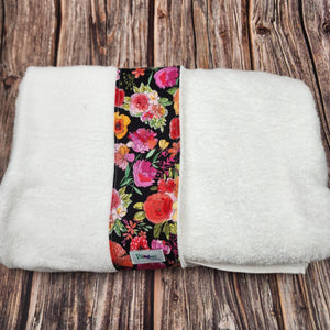Hooded towel for Infant to Child | Bright Florals - My Other Child / Blooms n' Rooms