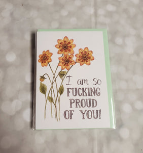 I am so _____ proud of you | Greeting Card - My Other Child / Blooms n' Rooms