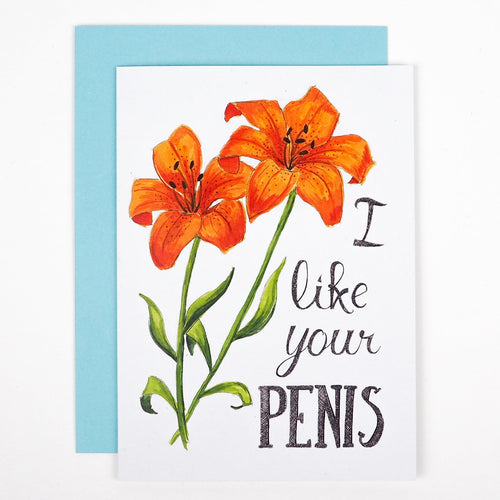 I like your Penis | Greeting Card - My Other Child / Blooms n' Rooms
