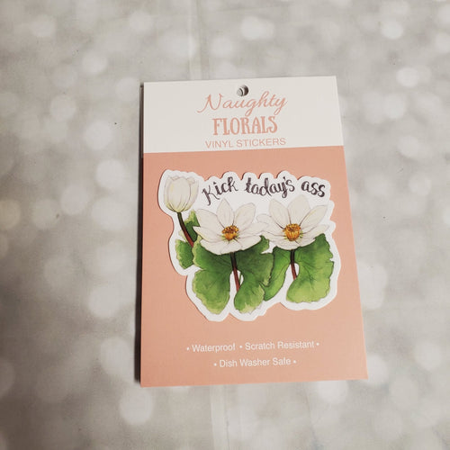 Kick Today's ass | Vinyl Sticker - My Other Child / Blooms n' Rooms