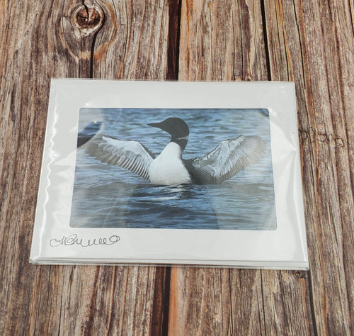 Loon | Blank Photo Card - My Other Child / Blooms n' Rooms