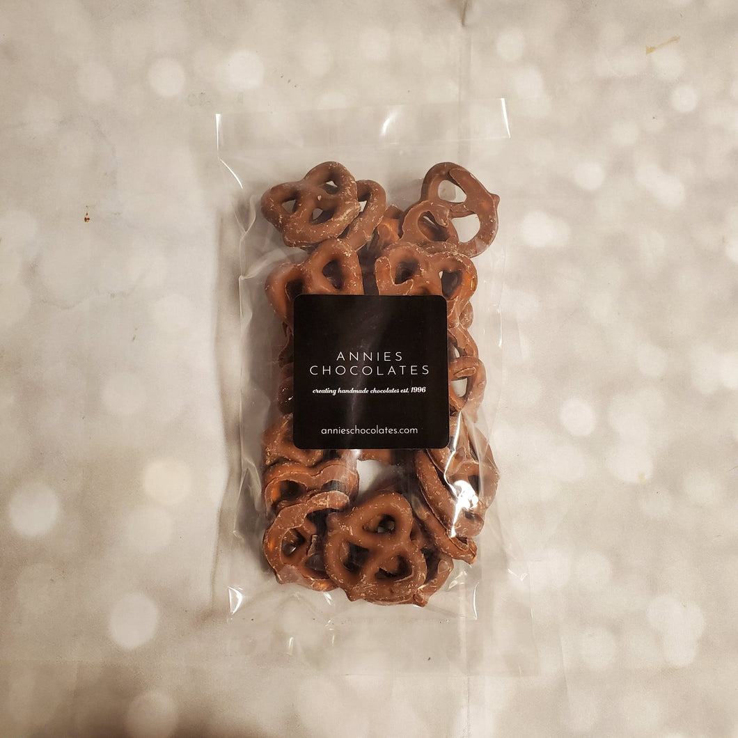 Milk Chocolate Covered Pretzels | Annies Chocolates - My Other Child / Blooms n' Rooms