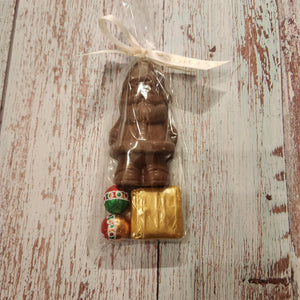 Milk Chocolate Santa with foil wrapped balls and Smoothie | Annies Chocolates | Christmas - My Other Child / Blooms n' Rooms