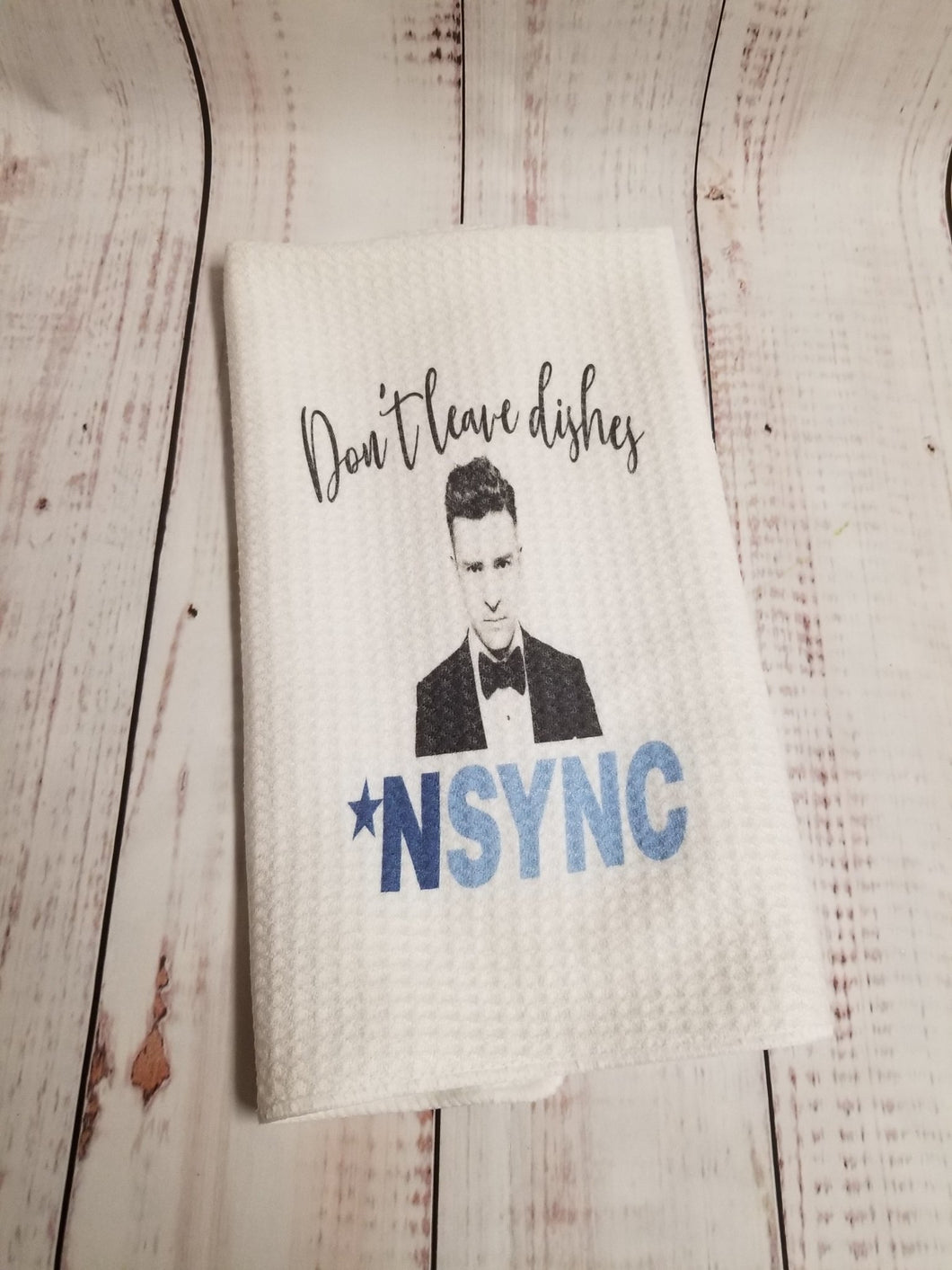 NSYNC Kitchen Towel tea towel - My Other Child / Blooms n' Rooms