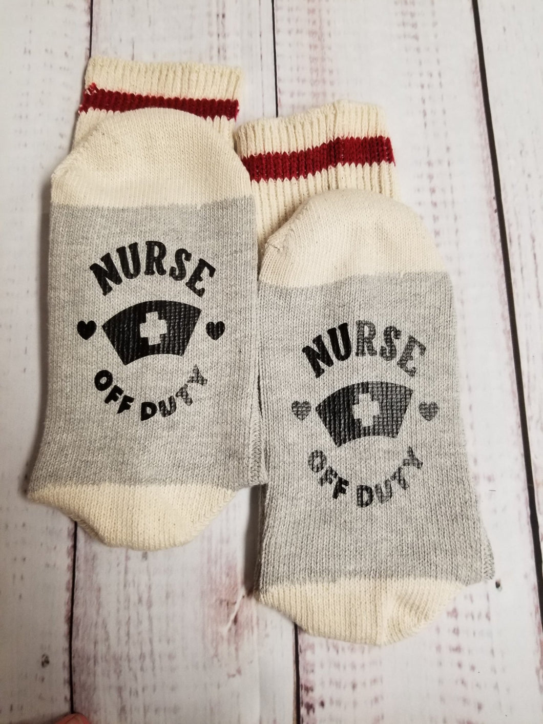 Nurse off duty, Nurse socks - My Other Child / Blooms n' Rooms