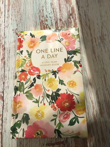 One line a day | A 5 Year Memory Book | Floral - My Other Child / Blooms n' Rooms