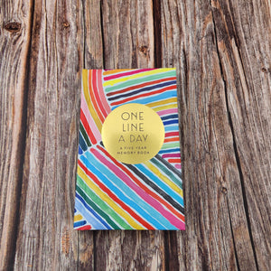 One line a day | A 5 Year Memory Book | Stripes - My Other Child / Blooms n' Rooms
