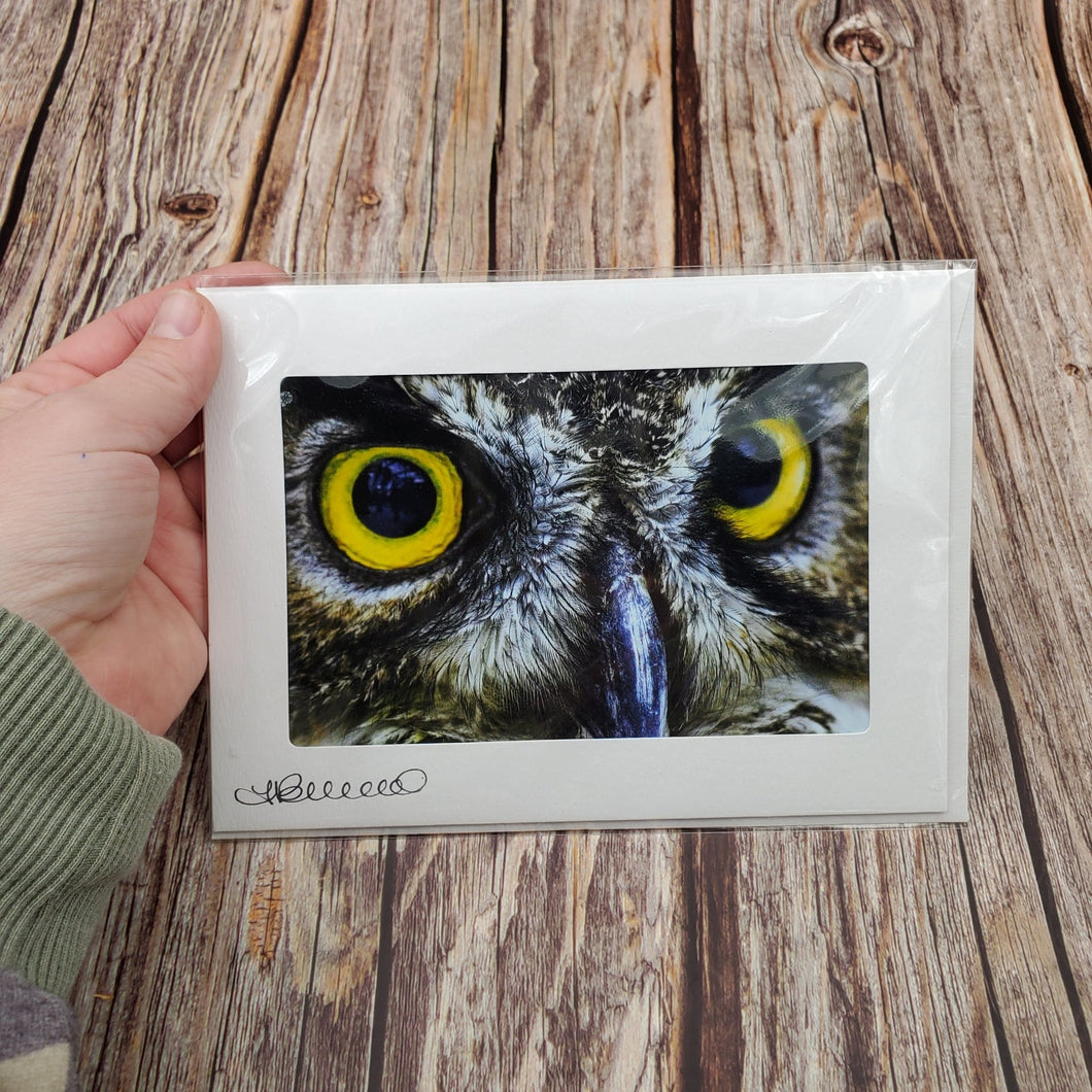 Owl Eyes | Blank Photo Card - My Other Child / Blooms n' Rooms