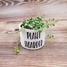 Load image into Gallery viewer, Plant Parent Set of 4 Punny plant pots PLANTS NOT INCLUDED Ceramic pots with cheerful funny sayings on them - My Other Child / Blooms n&#39; Rooms