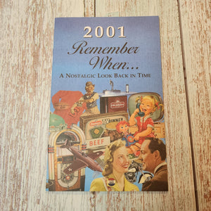 Remember When Card Booklet | 2001 - My Other Child / Blooms n' Rooms