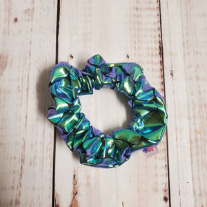 Scrunchie - Green Mermaid Scales - My Other Child / Blooms n' Rooms