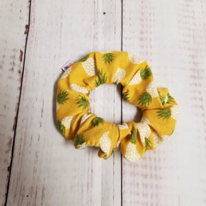 Scrunchie hair ties, handmade, nice stretchy knit fabric - My Other Child / Blooms n' Rooms