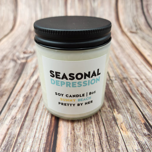 Seasonal Depression | Soy Candle | Pretty By Her - My Other Child / Blooms n' Rooms