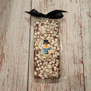 Snowman Chocolate Bar | Annies Chocolates | Christmas - My Other Child / Blooms n' Rooms