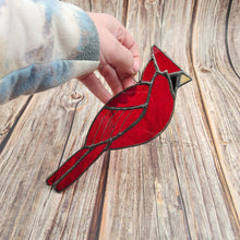 Load image into Gallery viewer, Stained Glass Cardinals - My Other Child / Blooms n&#39; Rooms