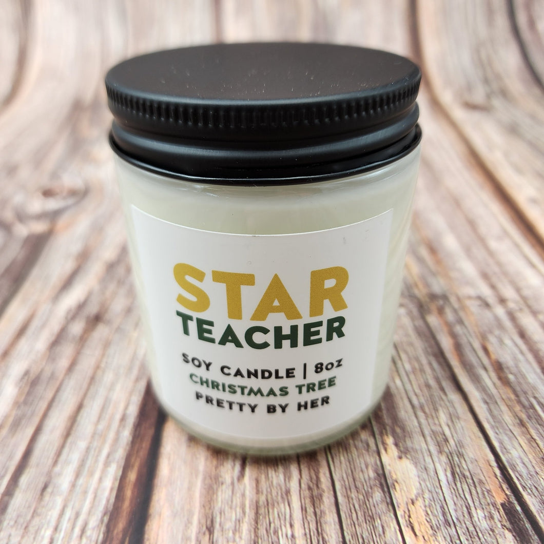 Star Teacher | Soy Candle | Pretty By Her - My Other Child / Blooms n' Rooms