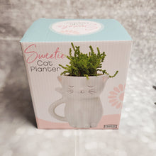 Load image into Gallery viewer, Sweetie Cat Planter | Ceramic - My Other Child / Blooms n&#39; Rooms