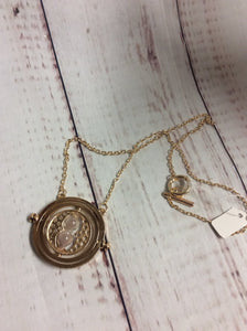 Time turner necklace, costume jewelry - My Other Child / Blooms n' Rooms