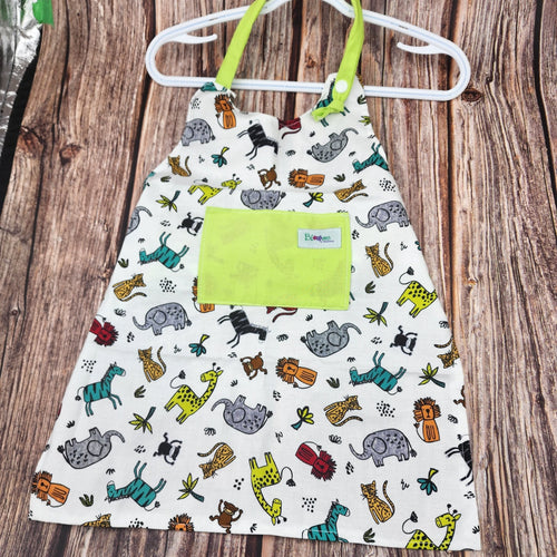 Toddler Size Apron | Animals - My Other Child / Blooms n' Rooms