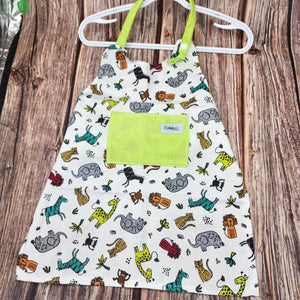 Toddler Size Apron | Animals - My Other Child / Blooms n' Rooms